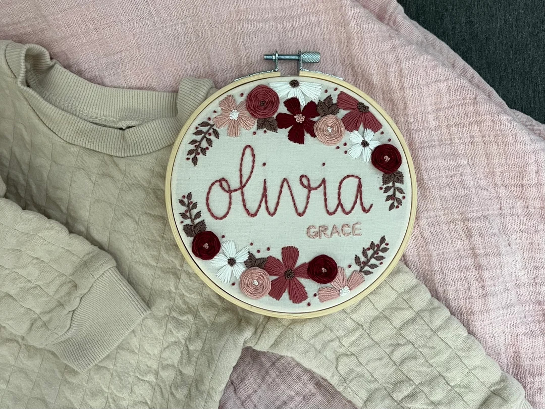 The Olivia Personalized Baby Name Announcement, Pregnancy Announcement, Baby Keepsake - Etsy | Etsy (US)