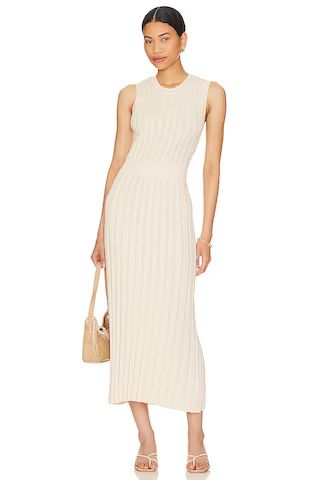 Varley Florian Knit Dress in Birch from Revolve.com | Revolve Clothing (Global)