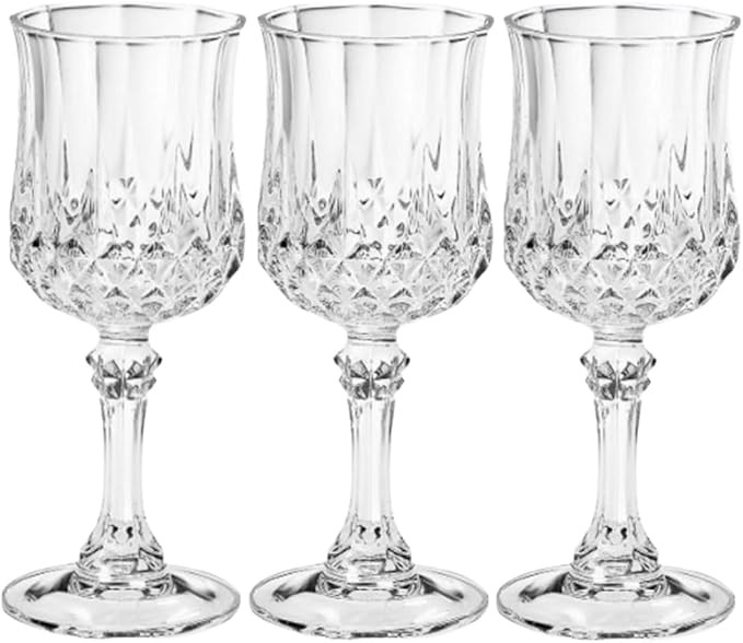 Red wine glass set of 3,medium 5.4 oz,Perfect for Red or White,Daily Use,Unique Birthday or Fathe... | Amazon (US)