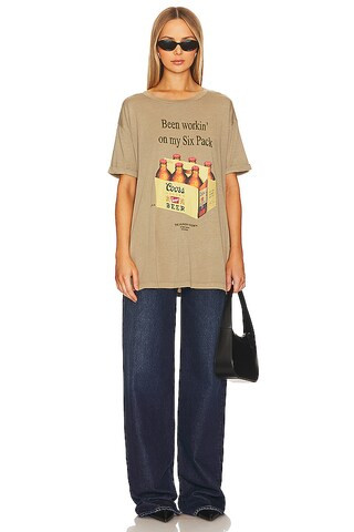 Coors Six Pack Oversized Tee in Camel Gold | Revolve Clothing (Global)