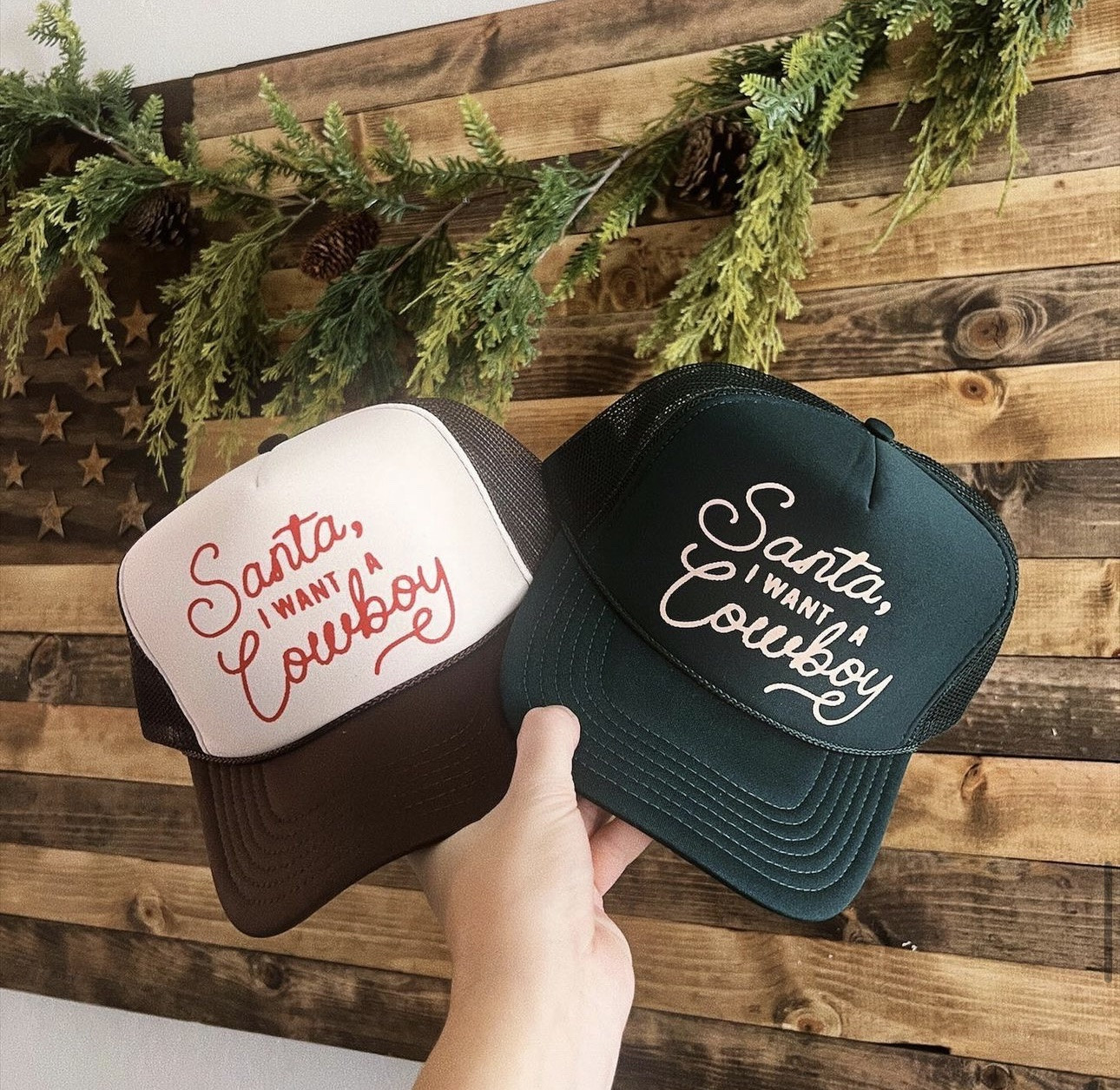Christmas trucker hat 

#LTKGiftGuide #LTKHoliday #LTKCyberWeek