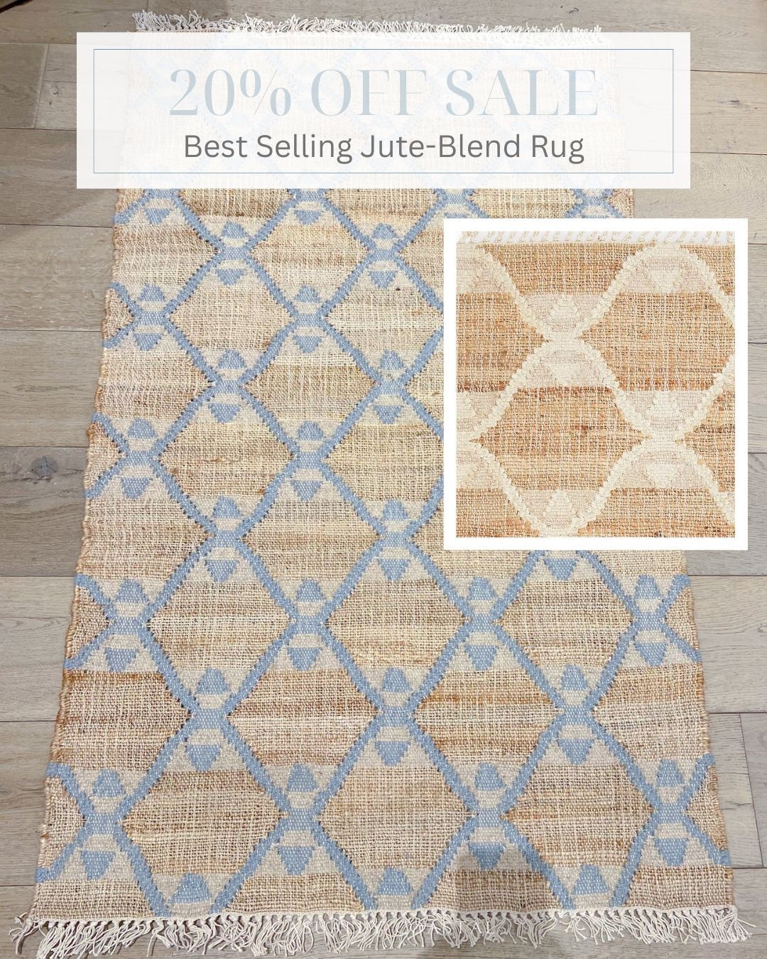 This jute/wool-blend rug was a 2025 top seller among the Casually Coastal community and it's 20% off right now! It also now comes in this gorgeous French white color!
----
coastal home decor, coastal style rugs, rugs on sale, serena & lily rugs, beach house rugs, coastal rugs, entryway rugs, bedroom rugs, living room rugs, dining room rugs, blue & white rugs, beach house decor, 8x10 rugs, jute runners, coastal runners, kitchen runners, 3x5 rugs, 5x7 rugs, 6x9 rugs, 9x12 rugs

#LTKSaleAlert #LTKHome