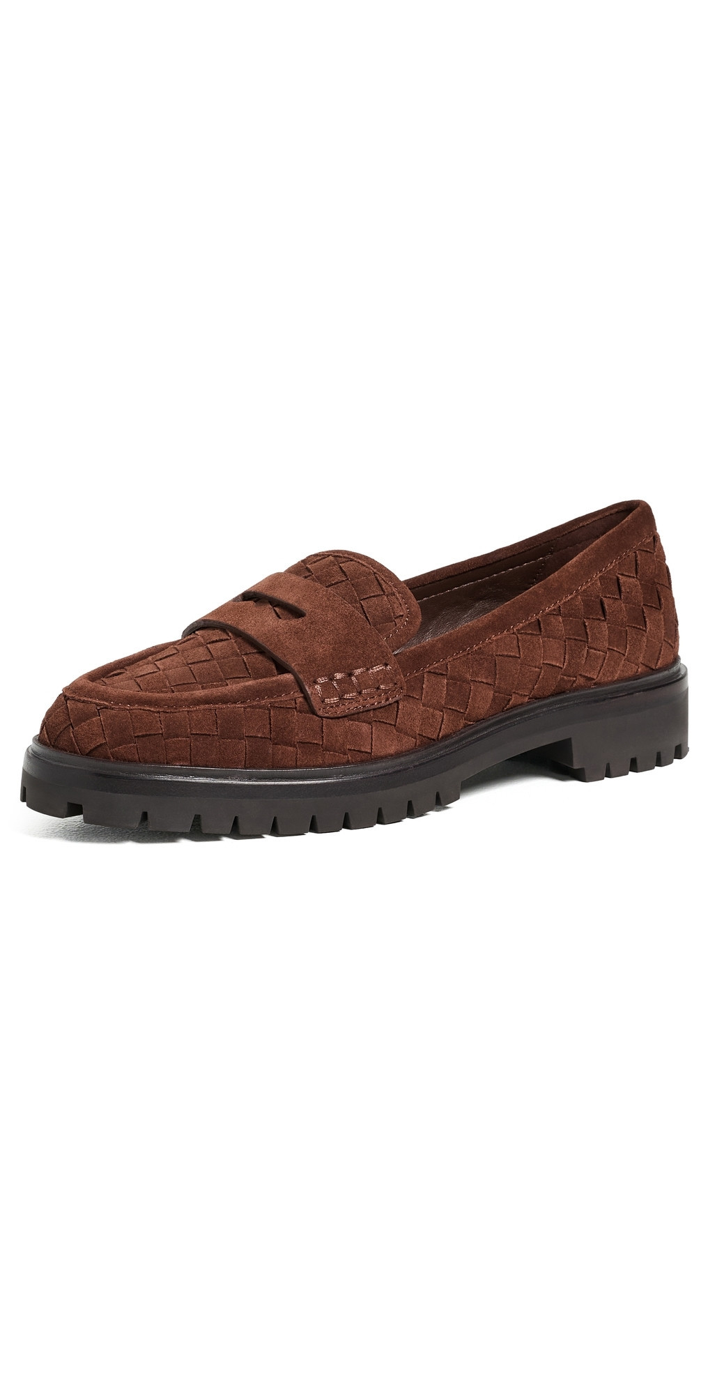 Loeffler Randall Rina lug sole loafer in espresso
