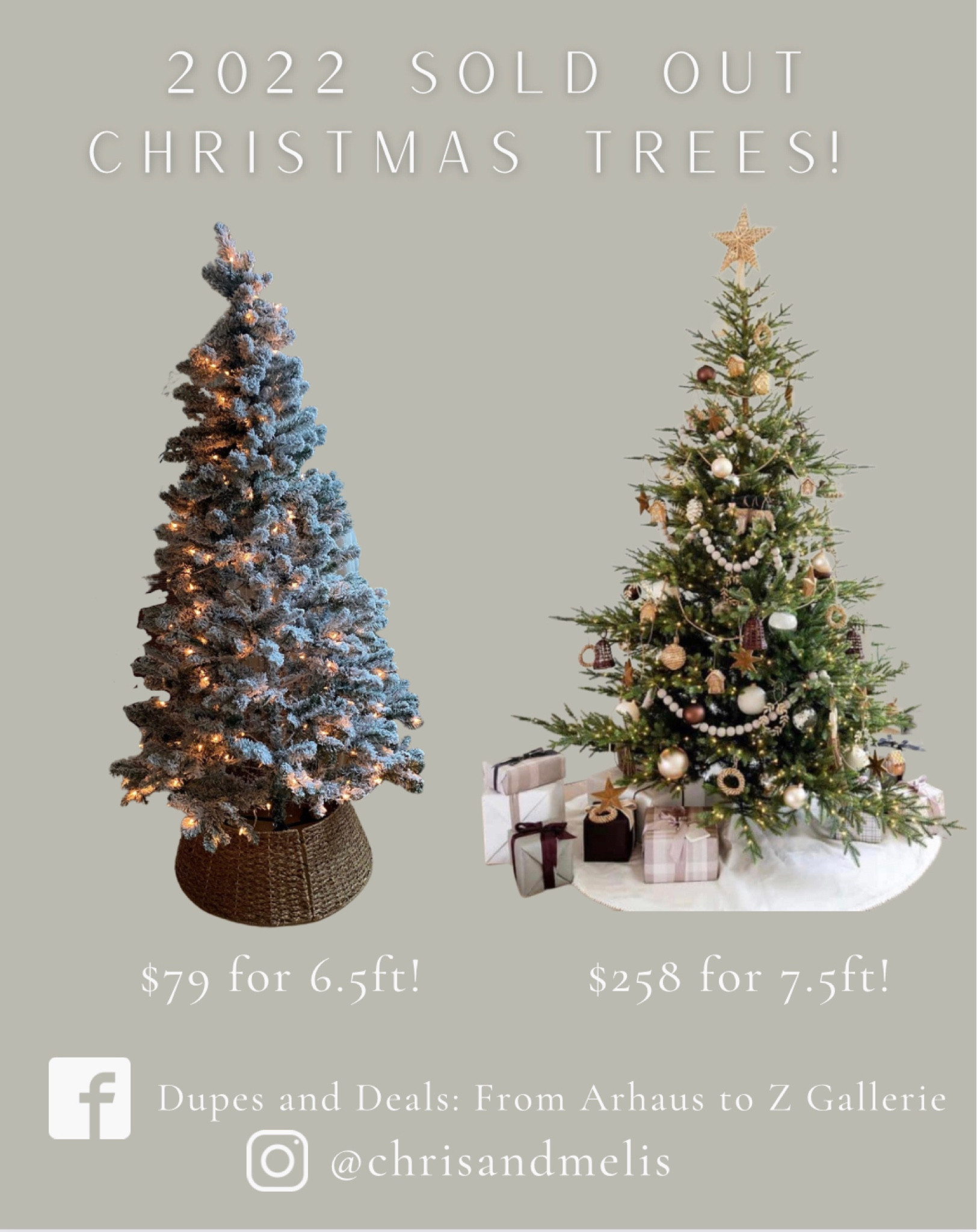 These are the two “it” Christmas trees that couldn’t stay in stock last year! Hurry up and grab them while they are still available. 

*Styled photos are not mine*

#LTKHoliday #LTKSeasonal #LTKfindsunder100
