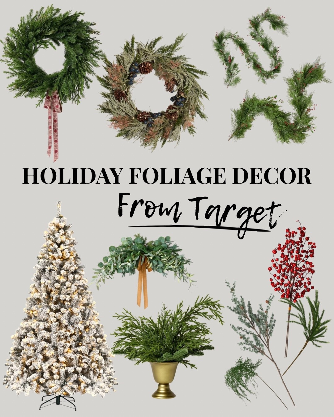 If holiday foliage is wrong, I don’t wanna be right 🌿 Target is out here making my house look like a Hallmark set… on a Thursday. Sharing my favorite pieces before they disappear because we all know Target décor does not stick around long. Especially when it’s on sale! 

#holidaydecor #targetfinds #christmasdecor #giftguide

#LTKSeasonal #LTKHoliday #LTKSaleAlert