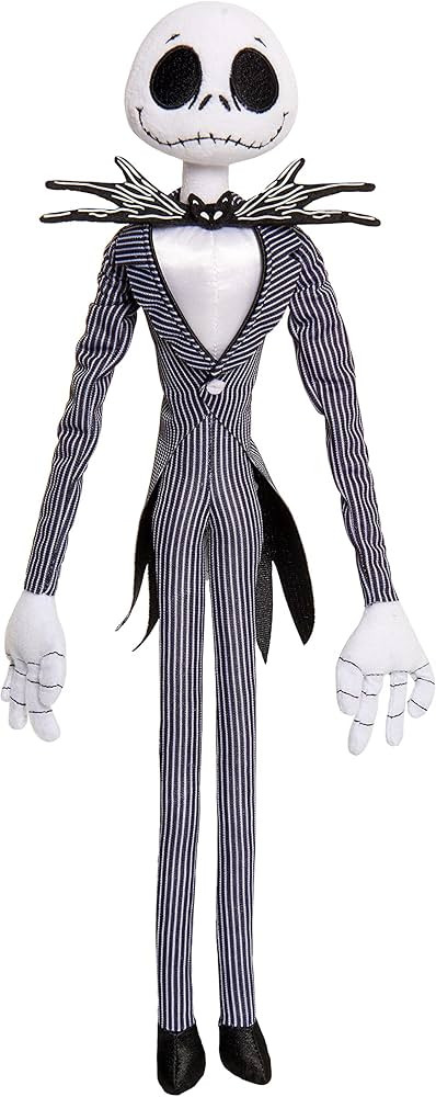 Just Play Disney Tim Burton's Nightmare Before Christmas 16-Inch Tall Jack Skellington Plush, Off... | Amazon (US)