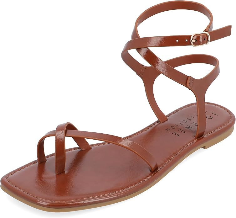 Journee Womens Charra Sandals | Amazon (US)