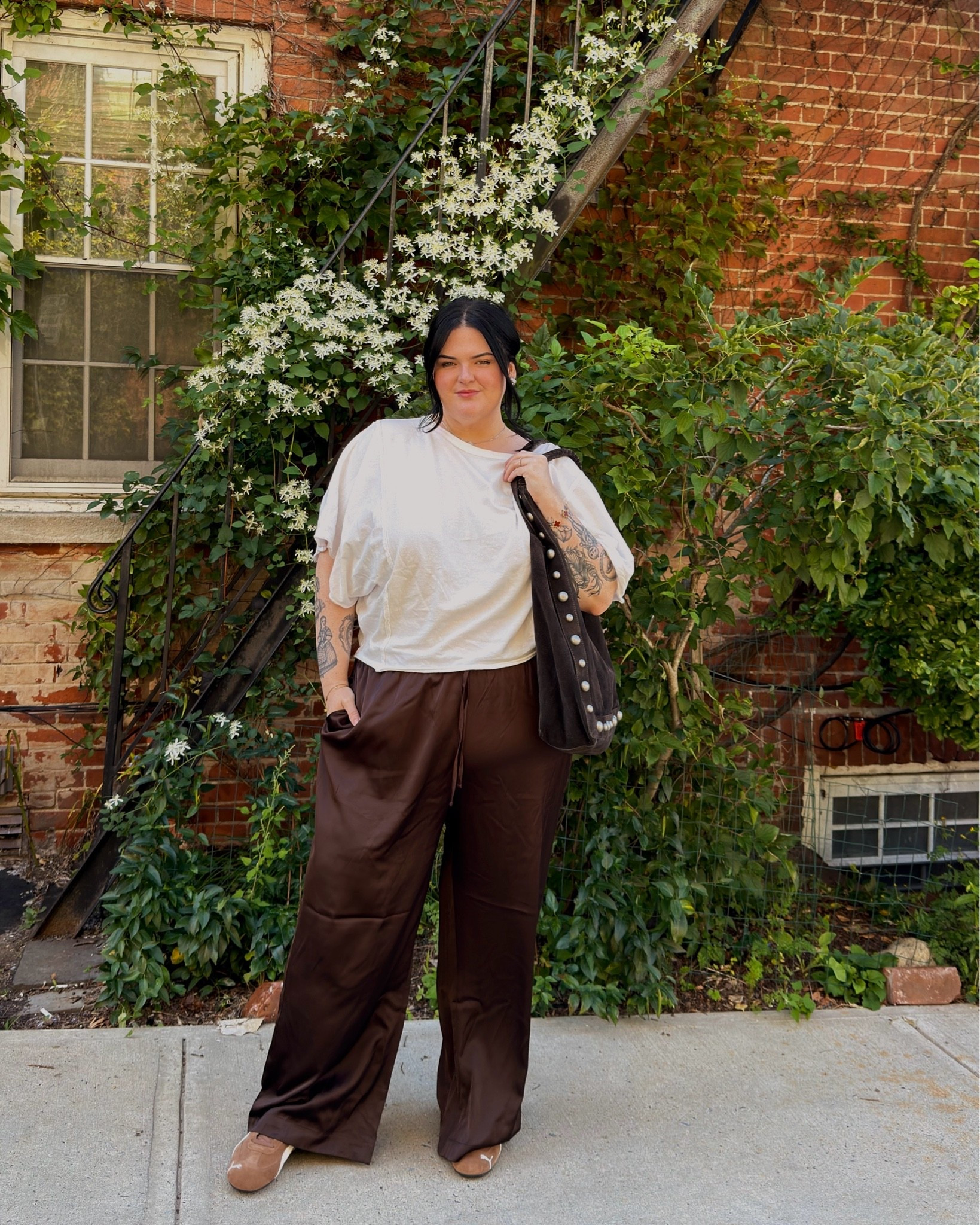 Wearing size XL in top and XXL shirt in bottoms

#LTKPlusSize