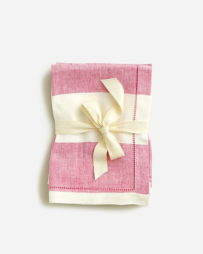 Set-of-four place mats in heritage stripe | J. Crew US