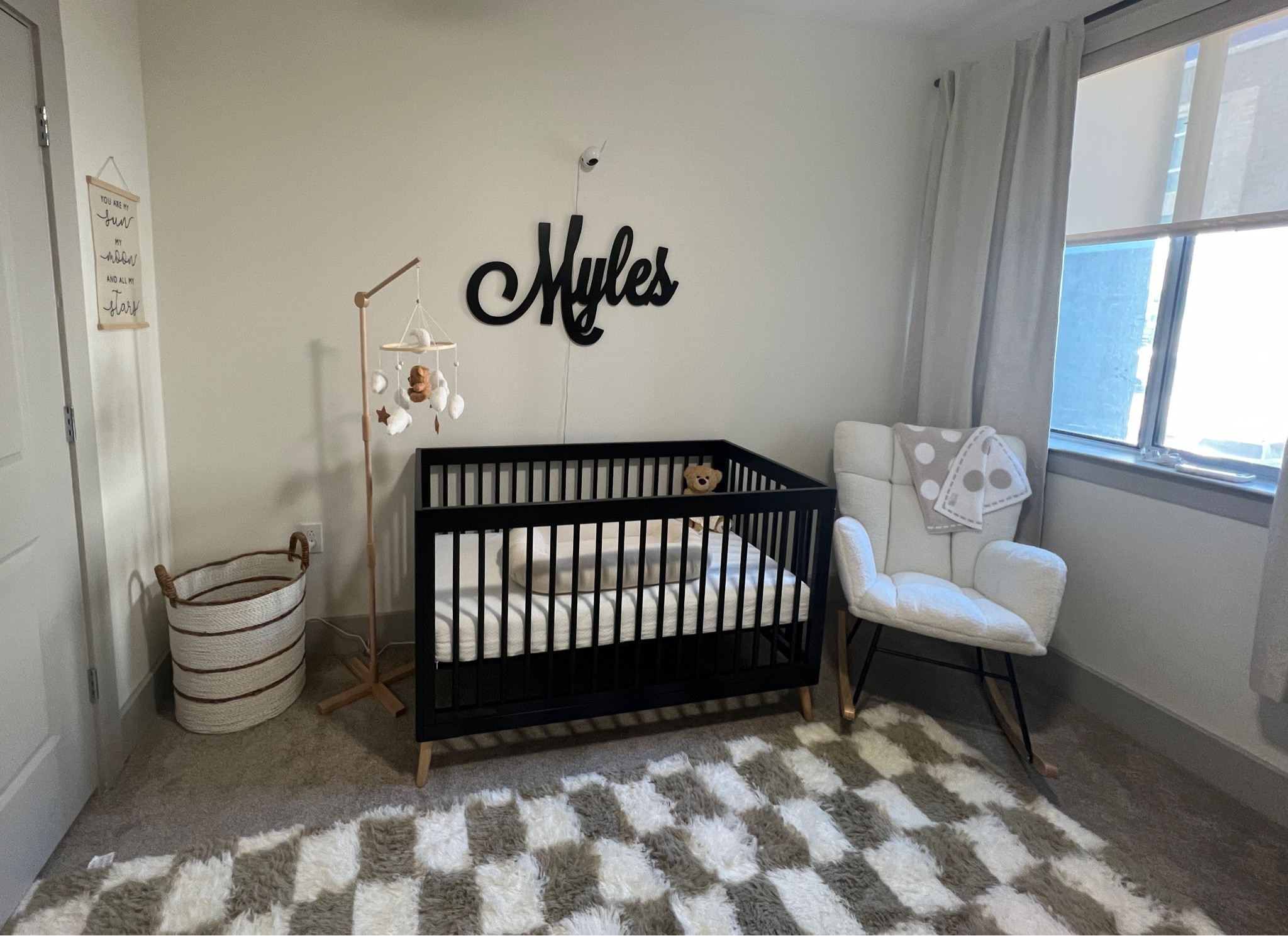 Neutral, organic modern nursery 

#LTKHome #LTKBaby