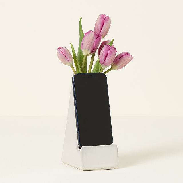 Bedside Smartphone Vase | Uncommon Goods