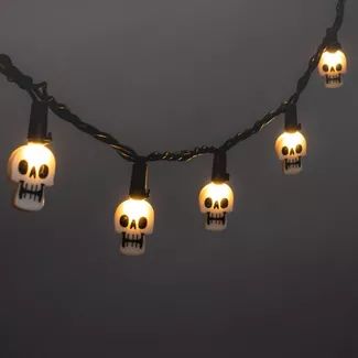 20ct LED Skull Halloween String Lights - Hyde & EEK! Boutique™ | Target