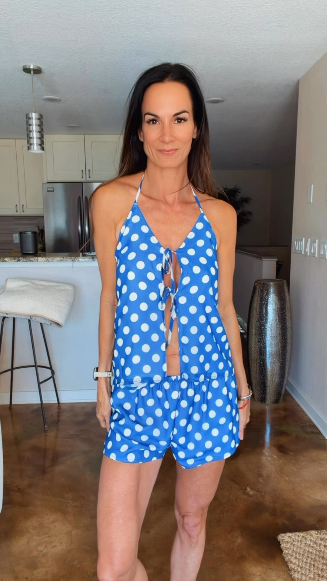 Blue skies, bold prints, and a reminder that fashion doesn’t have to play by the rules. 💙

Polka dots with stripes? Somehow… it just works.

I love finding pieces that feel playful but are still incredibly wearable. Mix the prints, wear them together, split them up with your closet staples… this little set gives you way more outfit options than you’d expect.

Now the important question…👇

Are you Team Polka Dots, Team Stripes, or Team Mixed Prints?

#NicoleColeeStyle #SummerStyle #MatchingSet #ResortStyle #PrintMixing

#LTKootd #LTKgrwm #LTKdayinmylife
