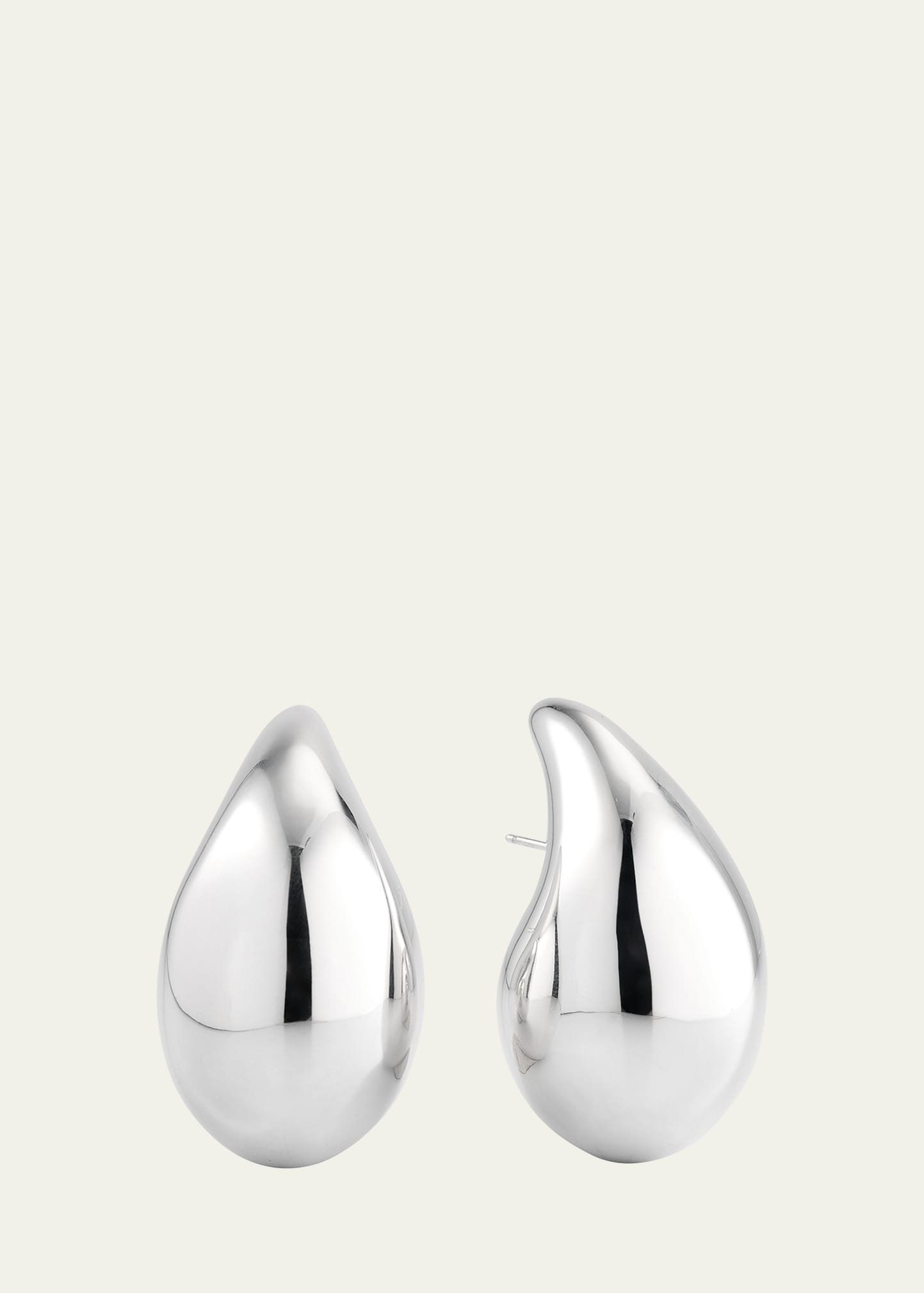 Bottega Veneta Polished Drop Earrings, Silver | Bergdorf Goodman