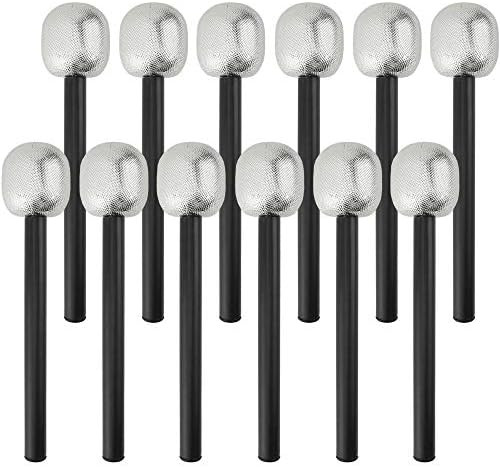 Skeleteen Stage Mic Costume Prop - Rock Star Toy Microphone Party Favor Decorative Props Costume Acc | Amazon (US)