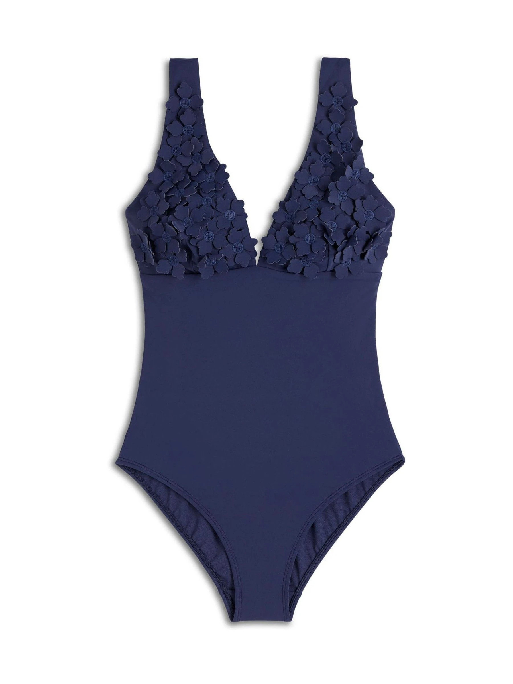 Boden Boden Blue Flower Appliqué Swimsuit | Next US