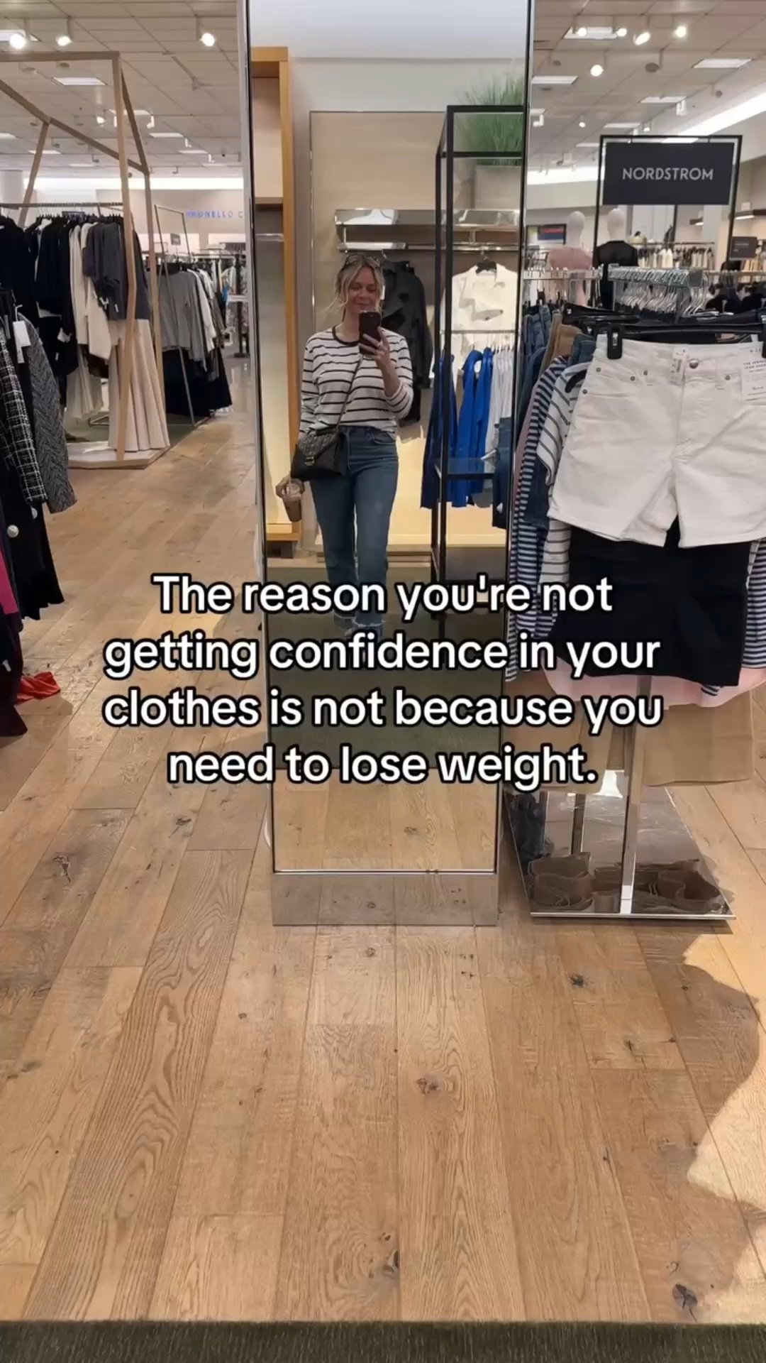 We see this with so many of our clients: they're wearing clothes that are 1-2 sizes too big because they think it's "safer" or more "flattering" to hide their body. 

But here's what's actually happening: oversized clothes don't hide anything—they just make you look larger and less polished than you are. 

Why women wear the wrong size: 

You're still buying the size you wore 10 years ago (even though bodies change and so does sizing) 

You think "looser = more flattering" (it doesn't—fit and structure are what flatter) 

You're uncomfortable with how your actual size feels (because vanity sizing has messed with your head) 

You're trying to hide parts of your body (but drowning in fabric just creates shapelessness) 

Here's the truth: Clothes that actually fit your body—not too tight, not swimming on you—will ALWAYS look better, feel better, and make you more confident than wearing the "safe" bigger size. 

Fit isn't about the number on the tag. It's about how the garment sits on YOUR body. A size 10 that fits perfectly looks infinitely better than a size 6 that pulls or a size 14 that bags. 

What proper fit looks like: 
✔️ Seams hit at your natural shoulder (not drooping down your arm) 
✔️ Waistbands sit comfortably without gaping or digging 
✔️ Sleeves end at your wrist bone (not halfway down your hand) 
✔️ Pants hem at the right spot for your shoes and leg length 
✔️ The fabric skims your body without clinging or pulling 

Stop trying to disappear into your clothes. Wear the size that fits, and watch your confidence skyrocket. 💪 

✨ Follow for more honest styling truth 
💬 Comment "FIT" if you're ready to finally wear clothes that actually work for your body
