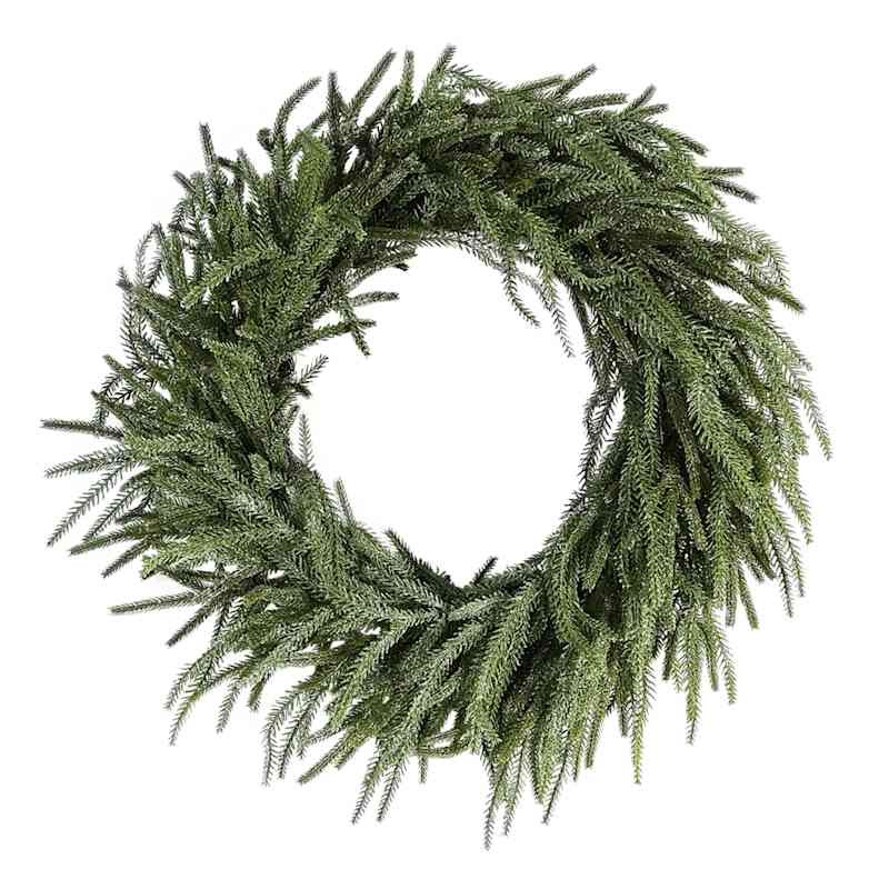 DIA 24IN NORFOLK PINE WREATH | At Home