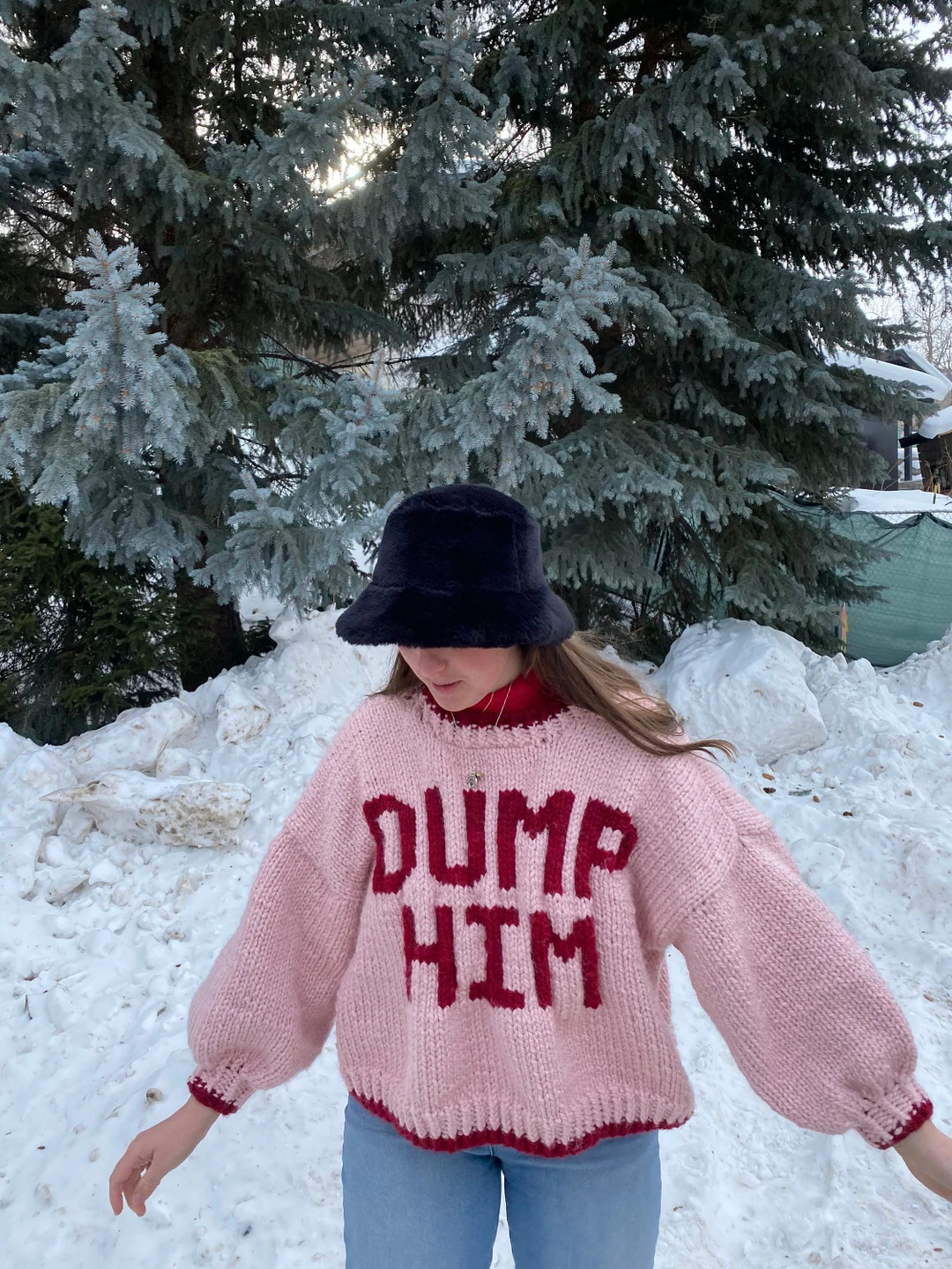 DUMP HIM Sweater Pattern | Etsy (US)