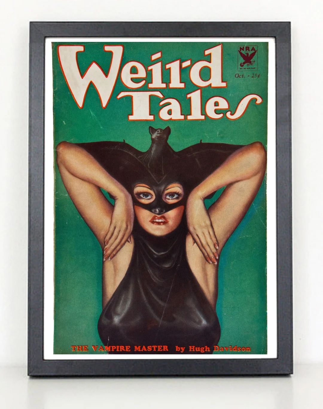 Weird Tales Vampire Master Cover Poster | Etsy (FR)