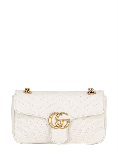 SMALL GG MARMONT 2.0 LEATHER BAG | Luisaviaroma