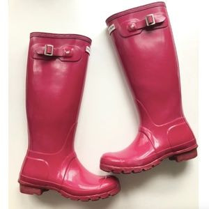Hunter Pink Women's Winter & Rain Boots | Poshmark