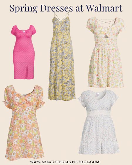 Cute affordable Spring Dresses at Walmart! All under $50, most under $30.

#LTKSeasonal #LTKunder50