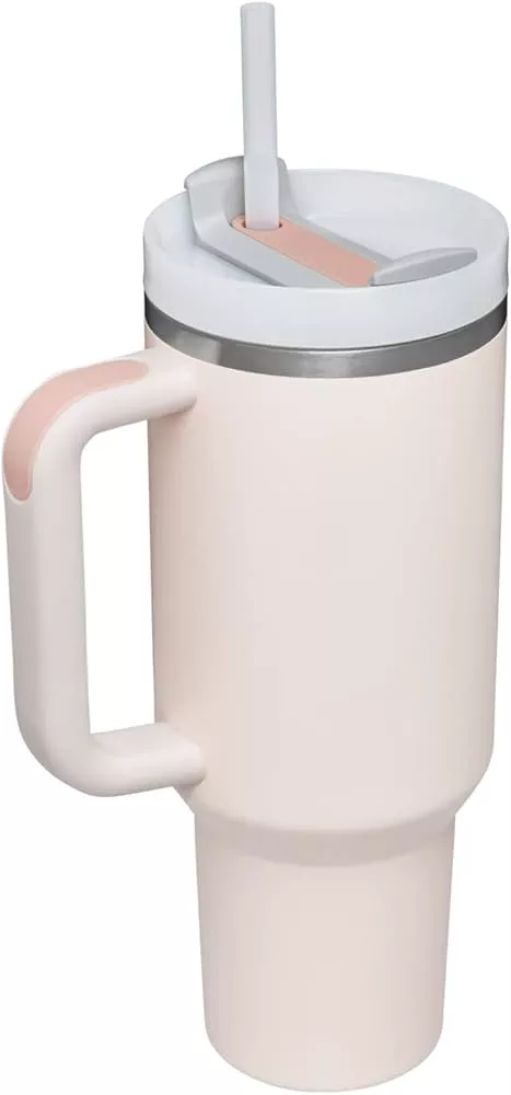 Bileeko 40 oz Tumbler with Handle and Straw Lid