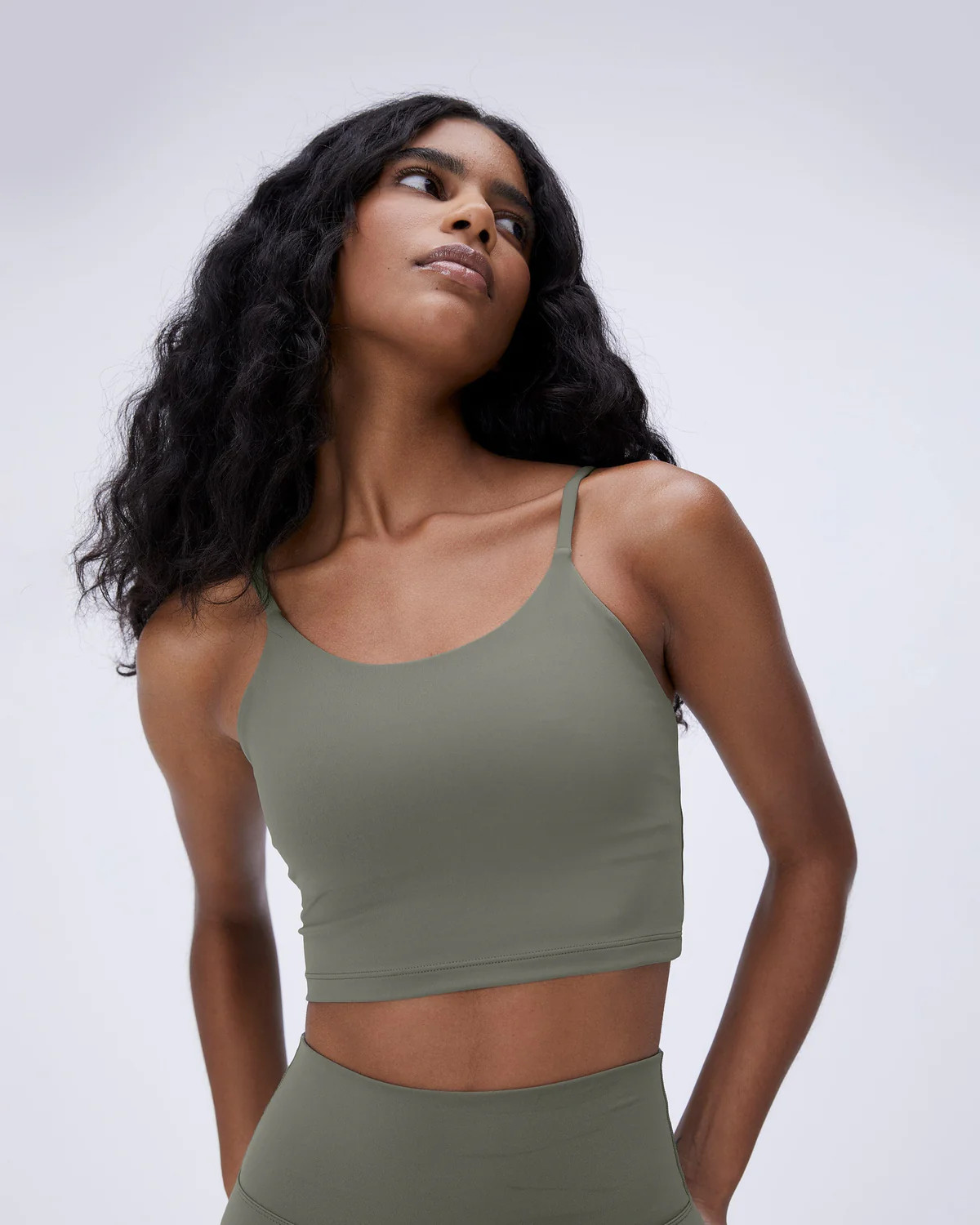 Ultimate Tank Bra - Olive Green | Adanola UK