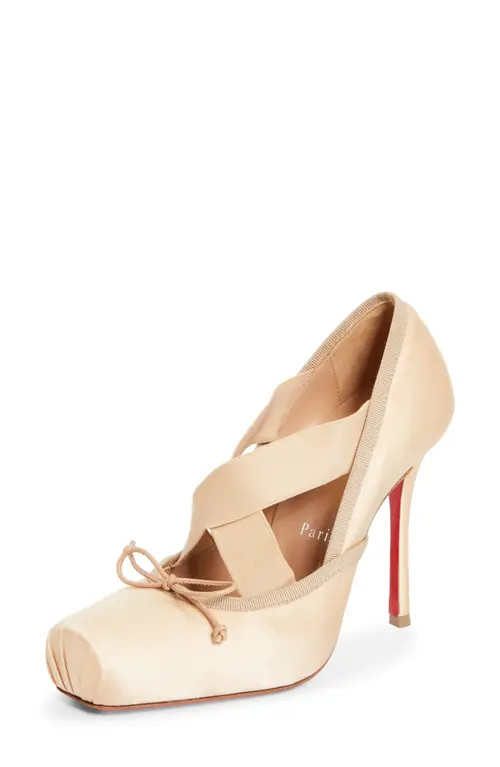 Christian Louboutin Cassiastic Pump in Blush/Blush at Nordstrom, Size 11Us | Nordstrom