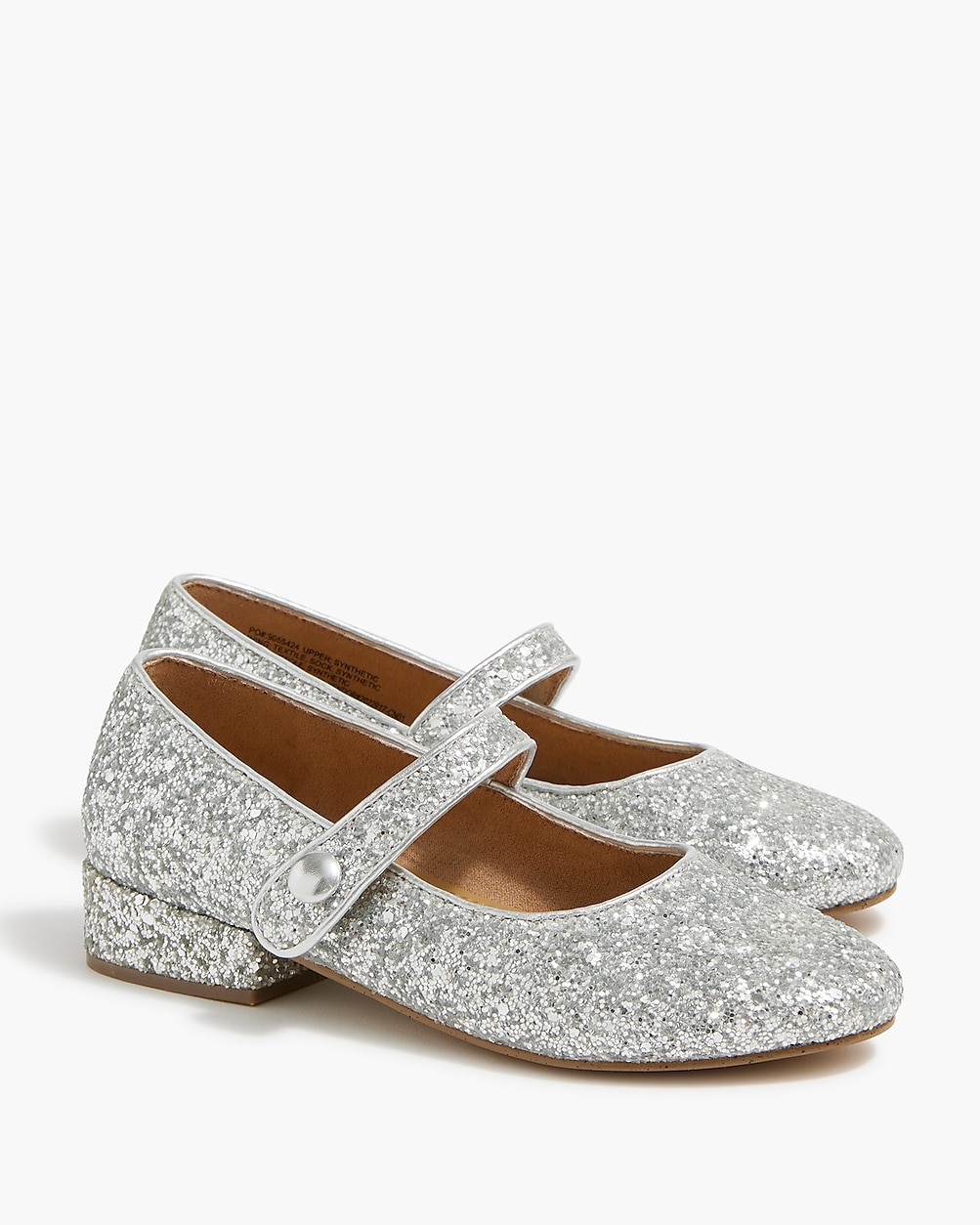 Girls' glitter low-heel Mary Janes | J.Crew Factory