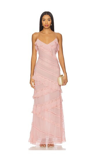 LoveShackFancy Louie Dress in Pink. - size 6 | Revolve Clothing (Global)