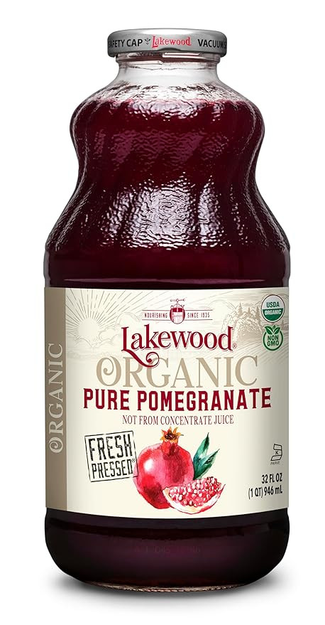 Lakewood, Organic Pure Pomegranate Juice, 32 Fl Oz Bottle | Amazon (US)