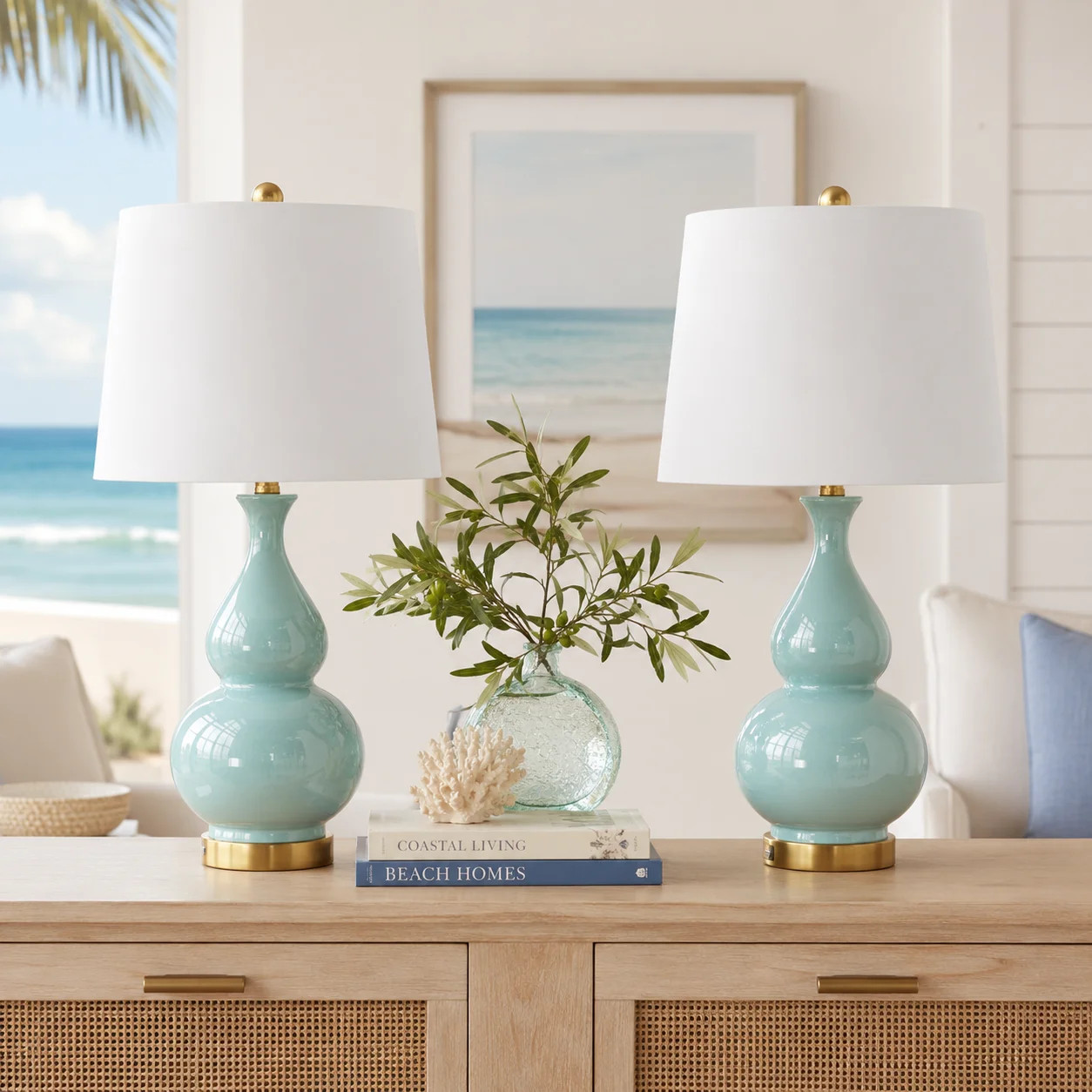 Conyers 26.5‘’USB Table Lamp (Set of 2) | Wayfair North America