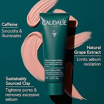 Caudalie Instant Detox Mask Pore Minimizing - Visibly Eliminates Excess Sebum and Visibly Tighten... | Amazon (US)