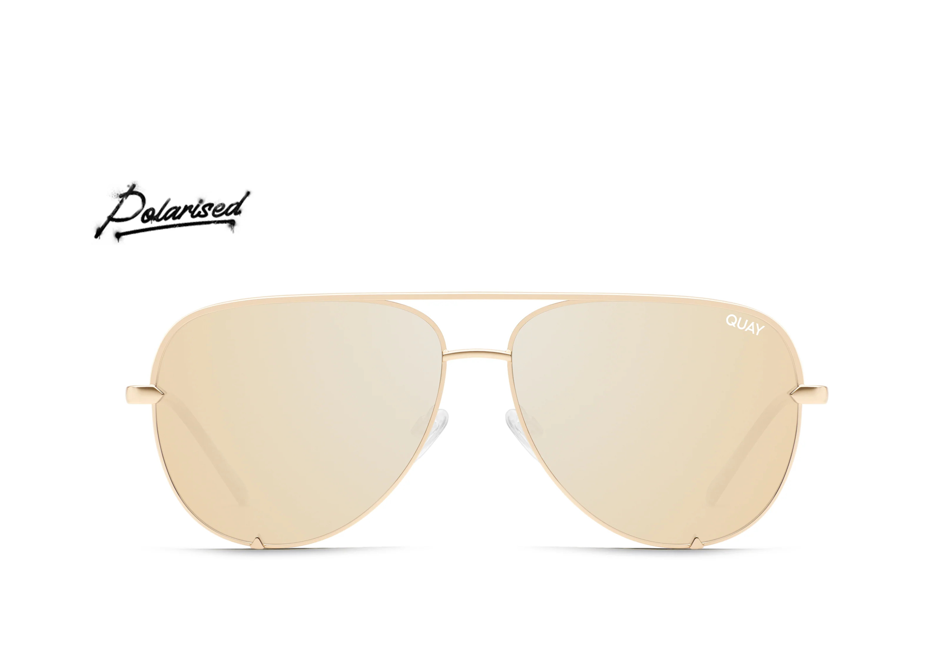 HIGH KEY MINI - GLD/GLDPOLARISED | Quay Australia