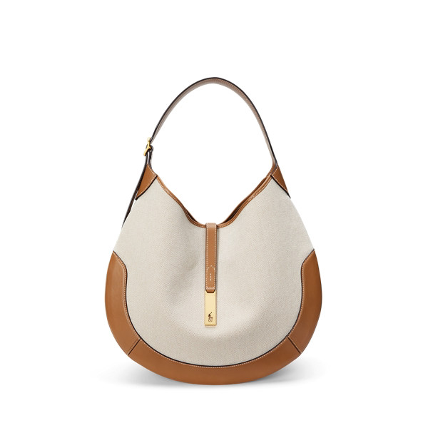 Polo ID Canvas Large Shoulder Bag | Ralph Lauren (UK)