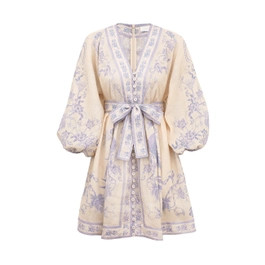 Indra Plunge Mini Dress - Cream Lilac Floral            
        
            

    
    
    


... | ZIMMERMANN (US, CA, EU, MENA)