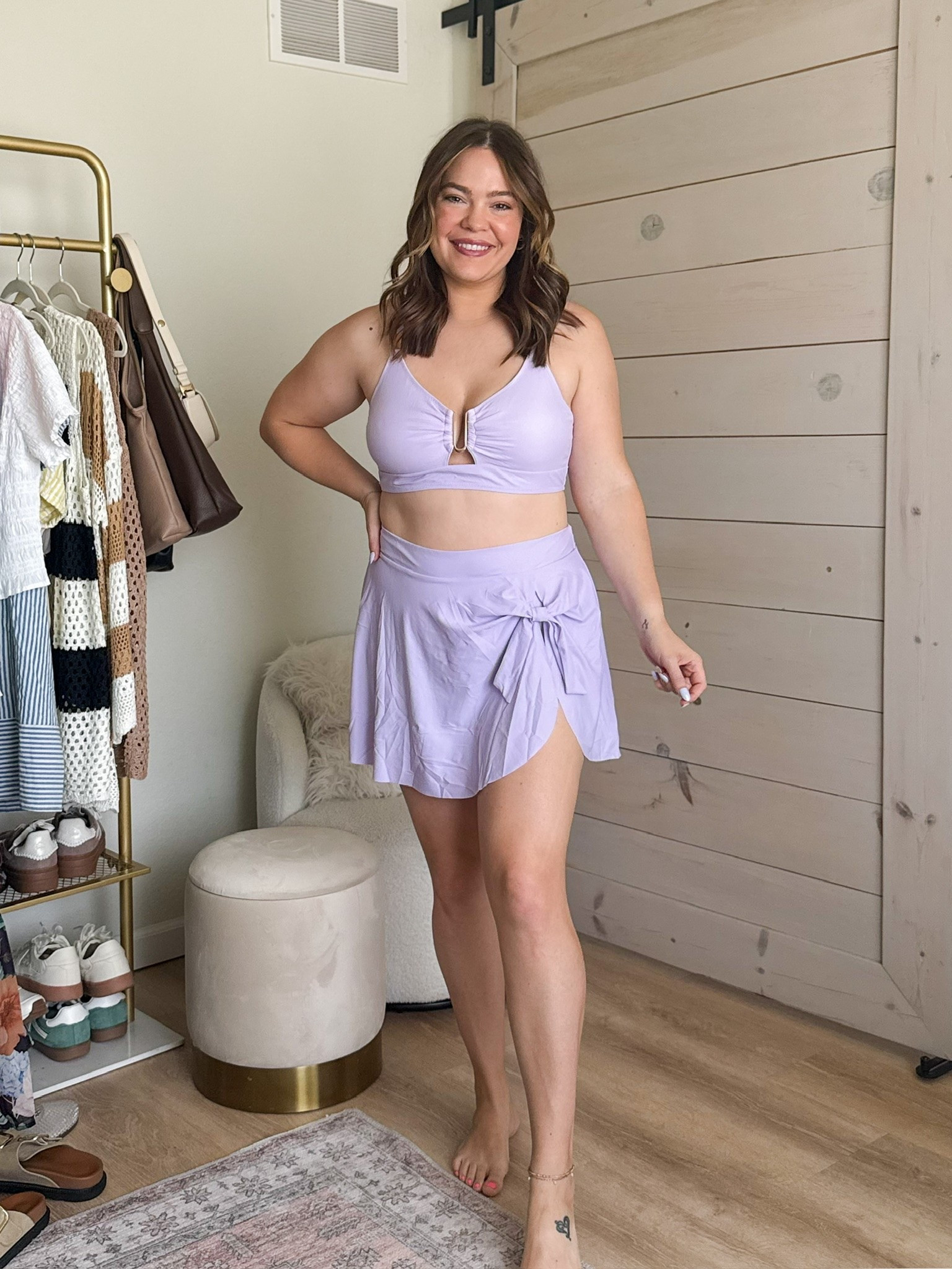Loving this pop of pastel in this two piece swim that’s high coverage

#LTKSwim #LTKMidsize #LTKSeasonal