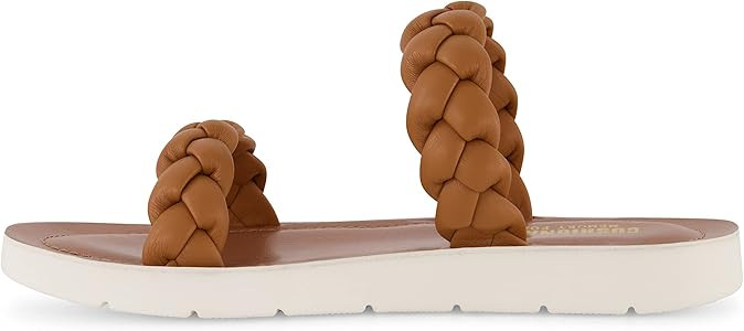 CUSHIONAIRE Women's Isla braided slide sandal +Memory Foam | Amazon (US)