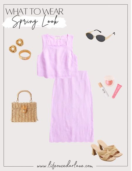 What to wear- spring look! This Abercrombie set is so cute & comes in multiple colors too! So fun for graduation, Mother’s Day brunch & more!

#springoutfit #abercrombiefashion #vacaylook

#LTKsalealert #LTKfindsunder100 #LTKstyletip