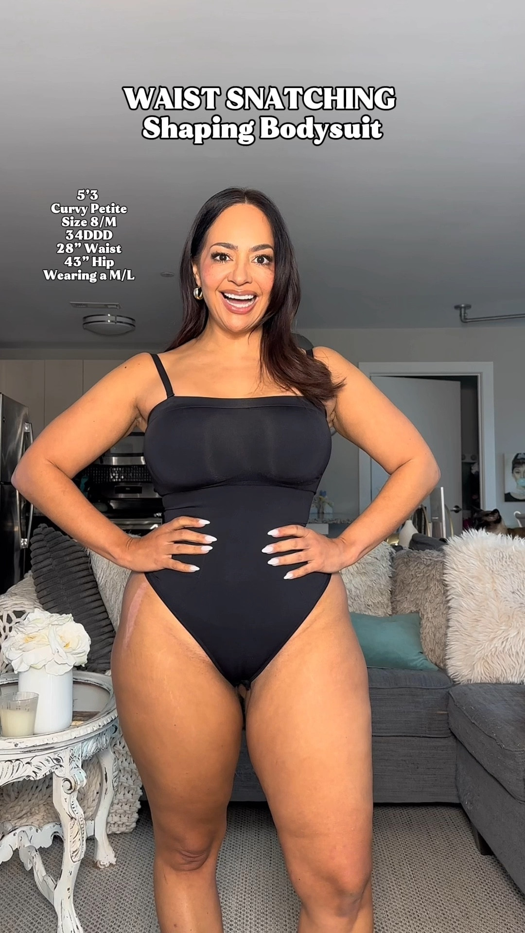 This tummy control waist snatching bodysuit from Shapellx is EVERYTHING 🩷

Sizing ⬇️

5’3 • 155 lbs
Size 8 / Medium
Bust: 34DDD
Waist: 28”
Hips: 43”
Wearing Size Medium/Large

over 40, shapewear, Shapellx, shaping bodysuit, shapewear bodysuit, petite curvy, petite, curvy, midsize 

#LTKOver40 #LTKMidsize #LTKPetite