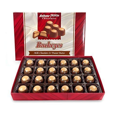 Anthony Thomas, Great Tasting Peanut Butter & Milk Chocolate Buckeyes in Regular Box, Deliciously... | Amazon (US)