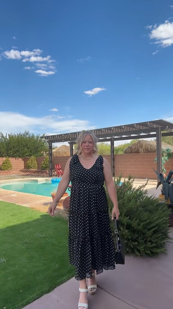 Dinner ootd / polka dot dress

#LTKSummerEdit #LTKMidsize #LTKFindsUnder100