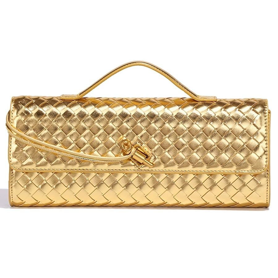 Handwoven Women's Clutch Purse, Crossbody Bag with Adjustable Strap for Evening & Casual Use | Amazon (US)