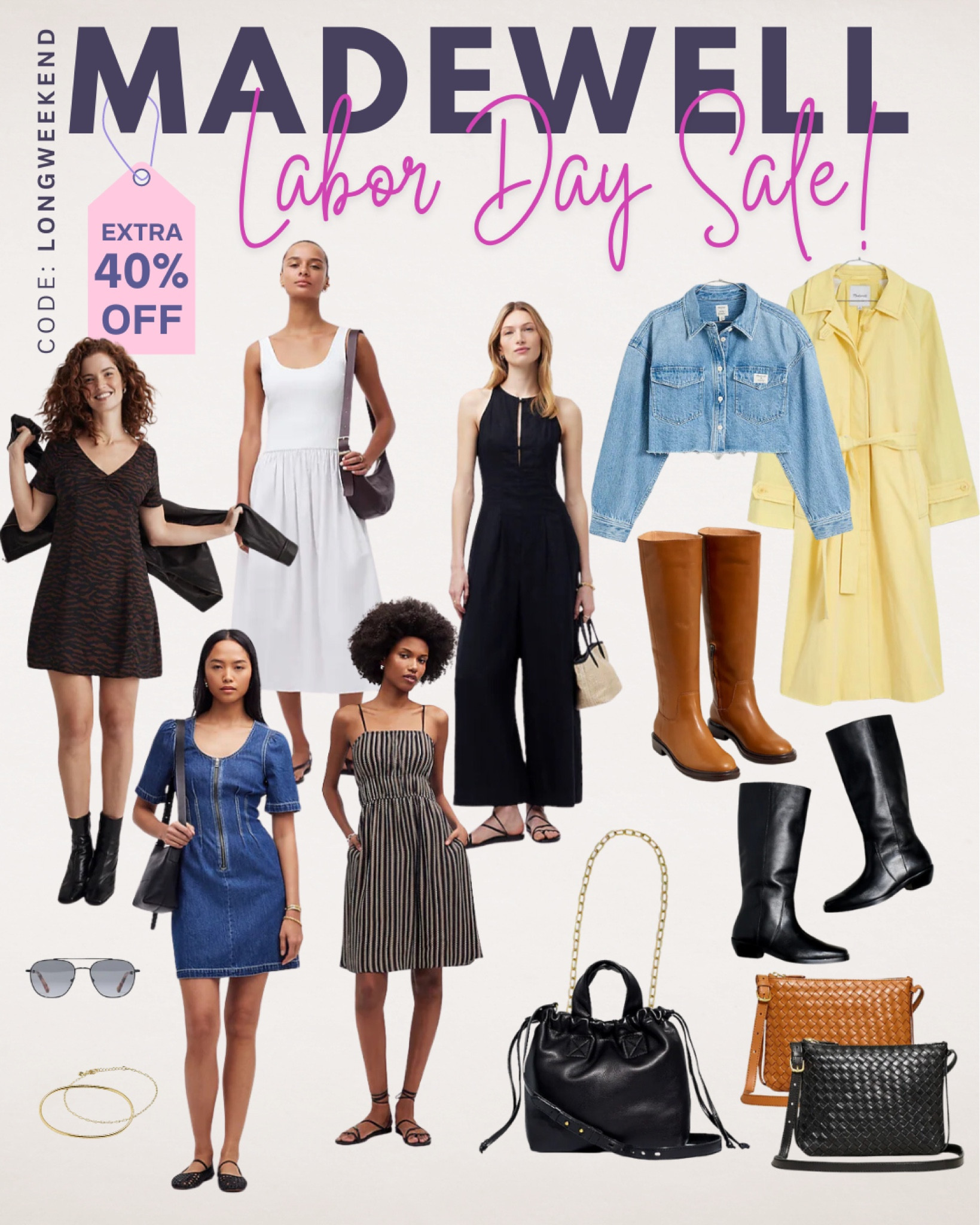 Labor Day steals @Madewell! 🛍️ Snag these chic looks with an extra 40% off. Favorites won’t last long. 🛒 #LaborDayDeals 

#LTKSaleAlert #LTKMidsize #LTKFallSale