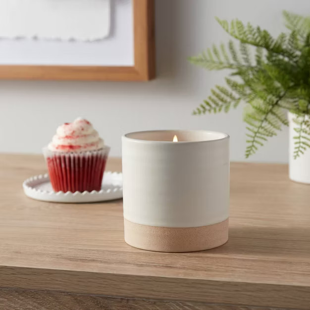 8oz Ceramic Candle Red Velvet Cupcake - Threshold™ | Target