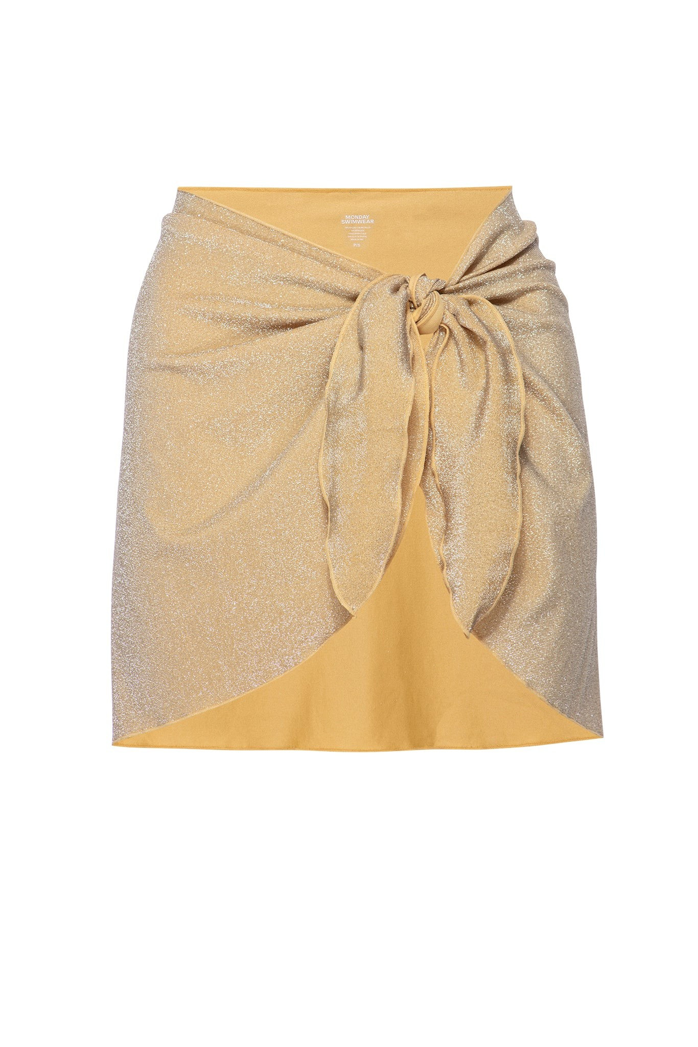 St. Barth's Skirt - Gold Shimmer | Monday Swimwear