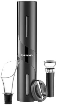 Chefman Electric Wine Opener Makes Opening Bottles Fast, Foolproof, And Fun! Black, Battery-Opera... | Amazon (US)