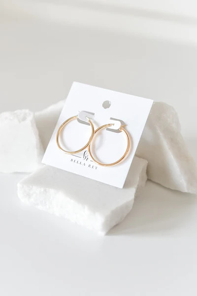 The Michelle hoop earrings | Bella Rey Designs